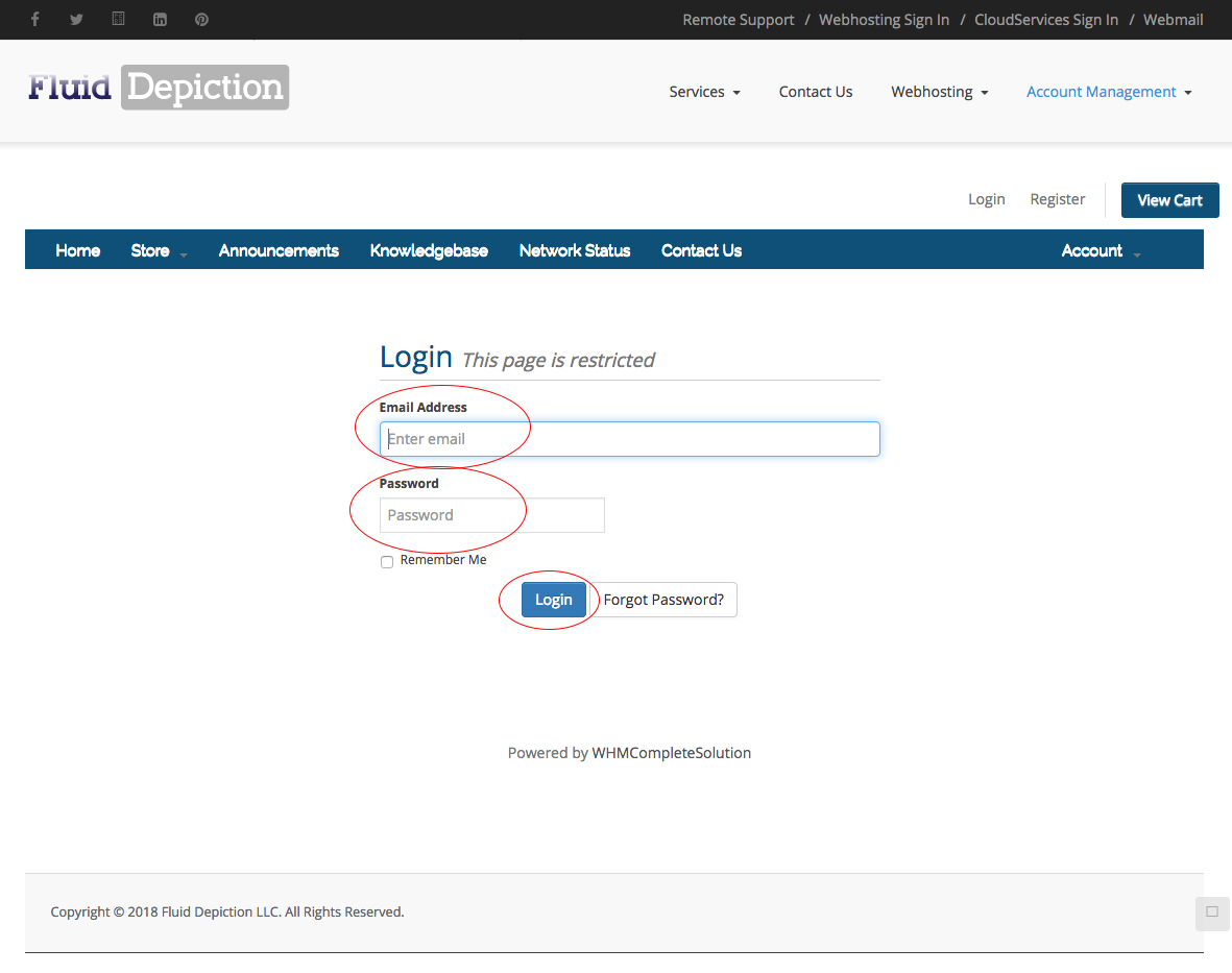 Customer Portal Login